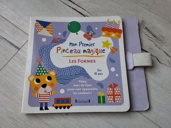 Livre peinture magique à l'eau Mon premier pinceau magique Les formes,  Gründ