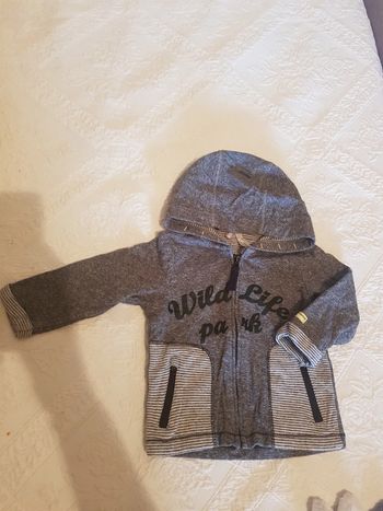 Veste garçon zippée