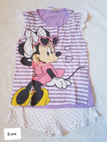 Pyjama minnie 8 ans