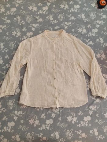 Très jolie chemise en gaze de coton neuve Mango taille M
