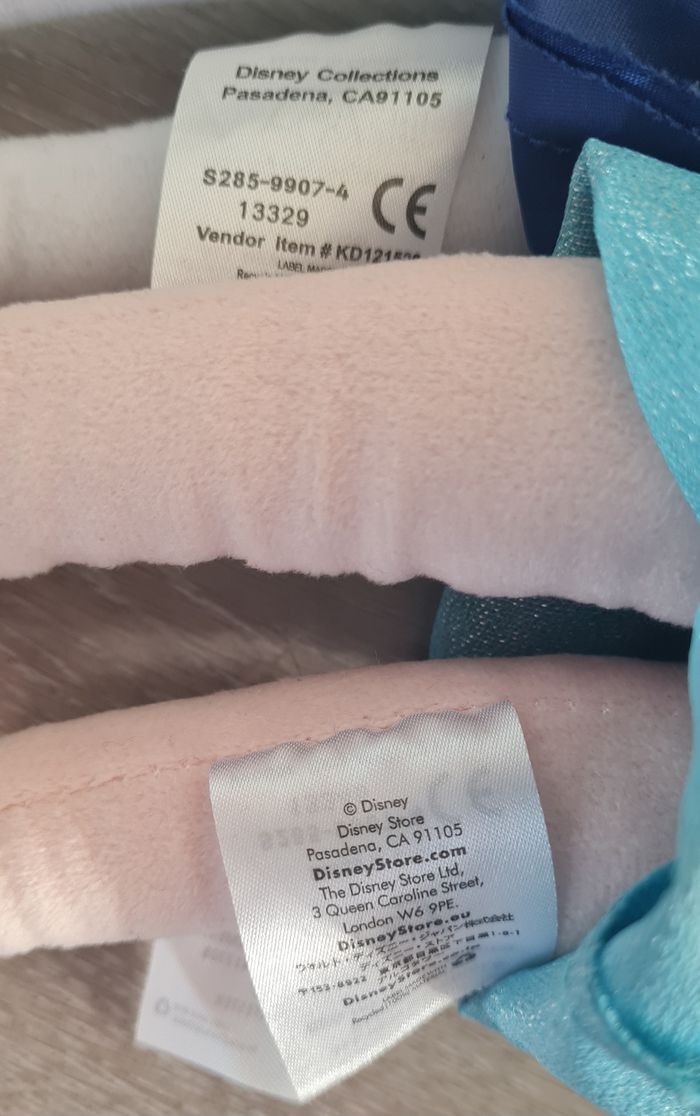 Lot de 2 poupées chiffon Disney REINE DES NEIGES Elsa et Anna - photo numéro 3