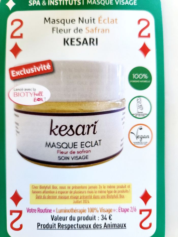 Masque visage eclat - photo numéro 2