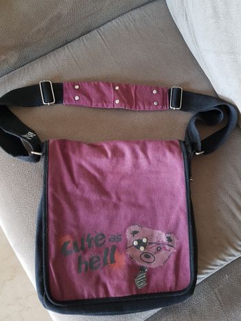 Sac à bandoulière dark dudes ourson 