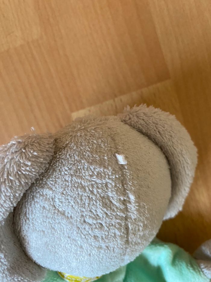 Doudou peluche éléphant Beauty Baby neuf - photo numéro 3