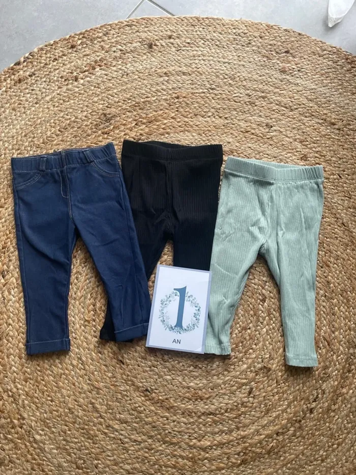 3 leggings mixte