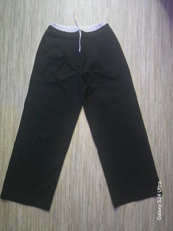Pantalon jambes large noir - Zara - Taille 10 ans