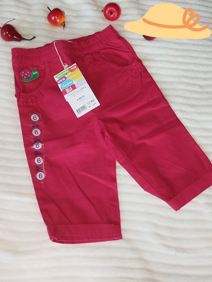 Dpam Pantalon fille 6 mois NEUF