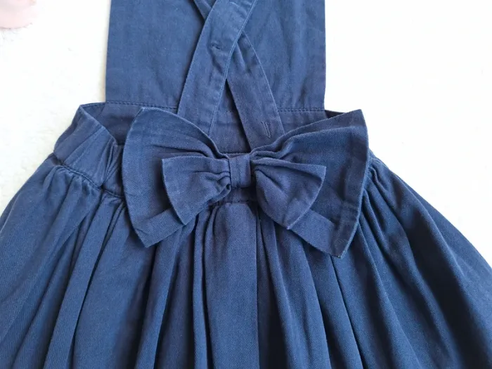 Robe tablier marine - photo numéro 7