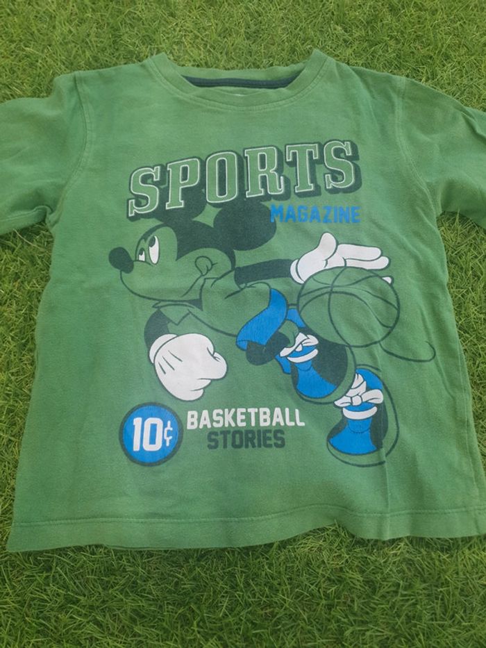 Tee shirt manches longues mickey - photo numéro 2