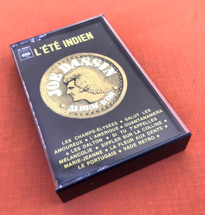 Cassette audio Joe Dassin L' été Indien (1975) Album d' or CBS 80954 - photo numéro 2