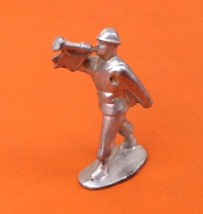 Années 1950 Soldat 14-18 (aluminium) Musicien avec clairon - photo numéro 2