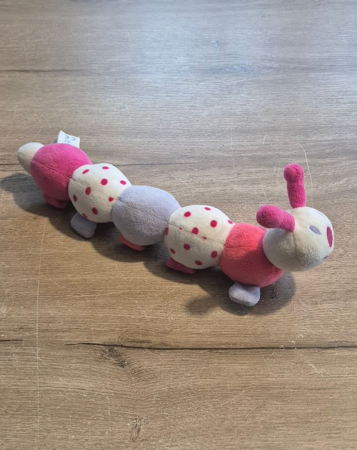 Peluche hochet chenille - photo numéro 4