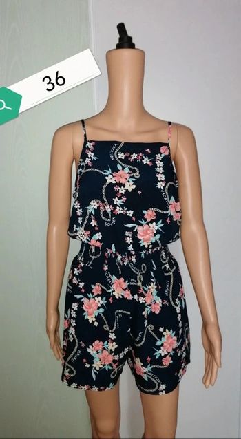 Combishort fleuri C&A 36