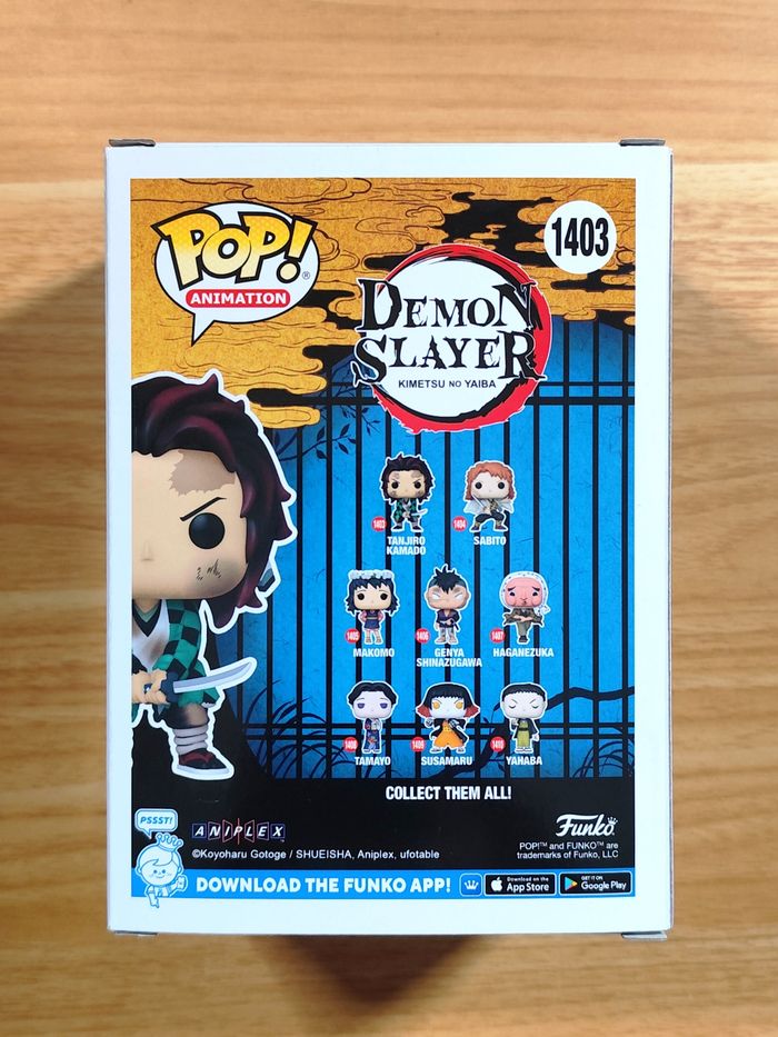 Lot De 2 Funko Pop! Demon Slayer - Tanjiro 1403 & Aoi Kanzaki 1535 - photo numéro 4