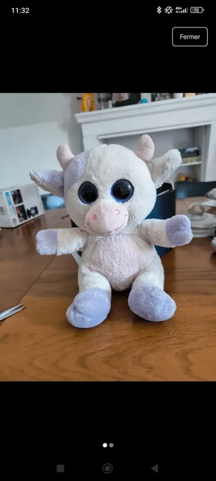 Peluche vache - photo numéro 3