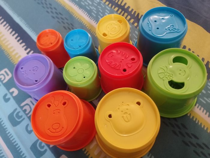 Tour à empiler, emboîtable, grande pyramide - photo numéro 4