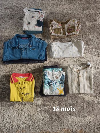 Lot printemps / été 18 mois garçon
