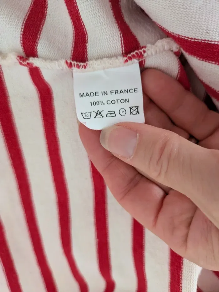 Blouse à rayures en coton - Le Minor - taille 40 - photo numéro 7