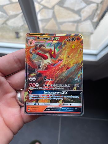Carte Pokemon Brasegali GX soleil et lune