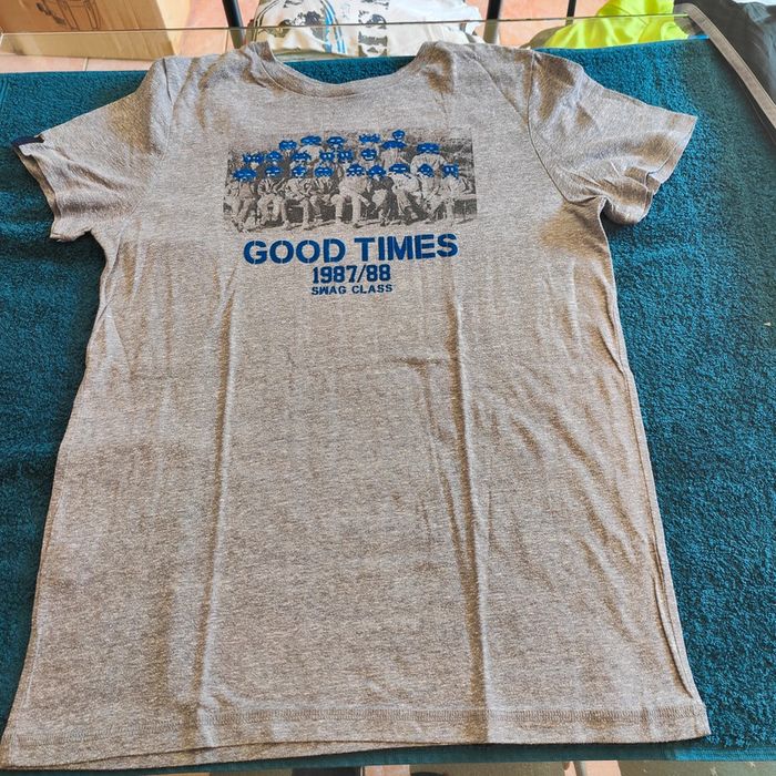 T-shirt Bizzbee gris taille M motif good times