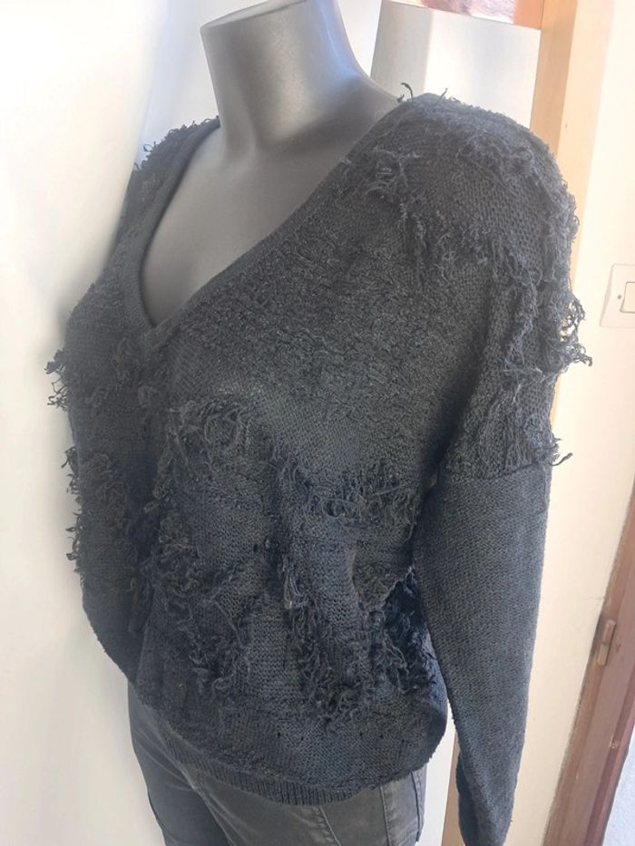 Ikks pull noir T.40/42 en tbe - photo numéro 2