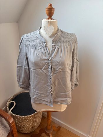 🤍 sublime blouse grise - Gérard Darel - T42