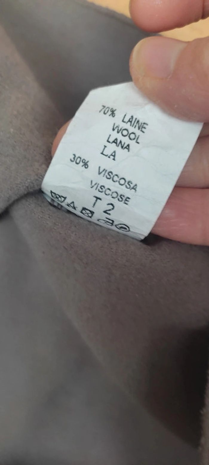 Cape hiver poncho laine Agathe velmont taille 2 - photo numéro 5