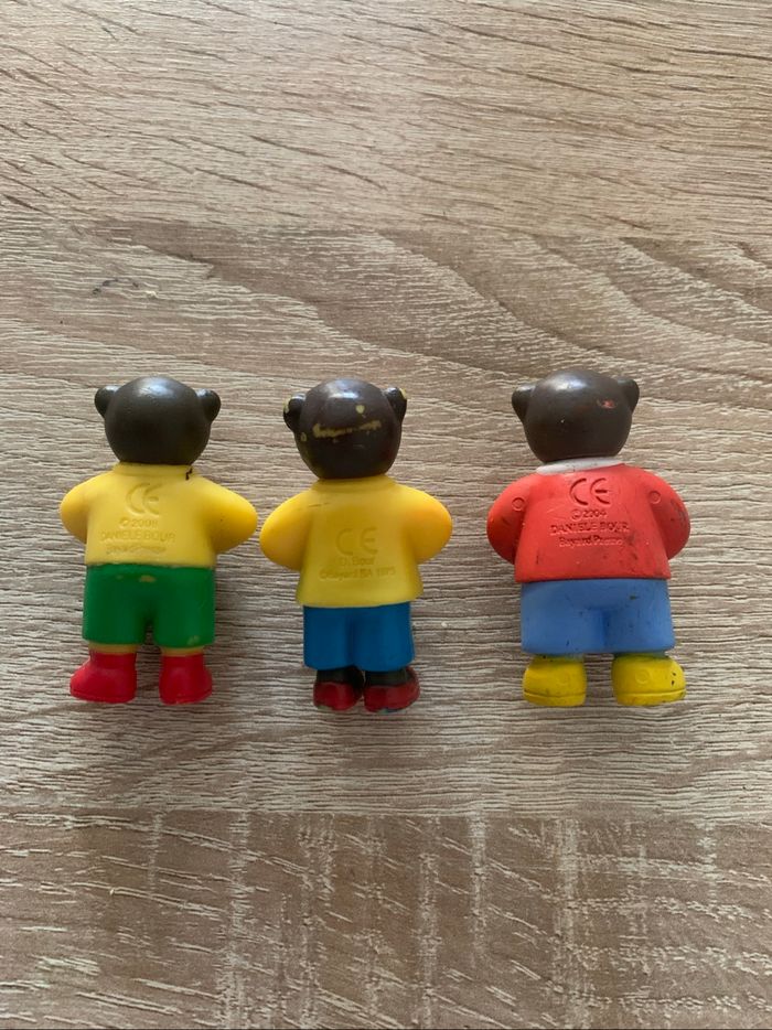 3 figurines petit ours brun le cadeau - photo numéro 3
