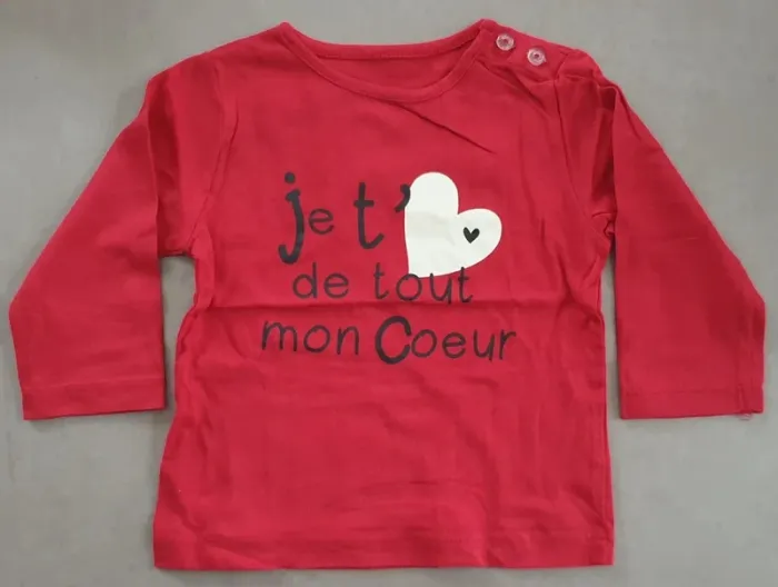 Lot tee-shirts manches longues 6 mois - photo numéro 6