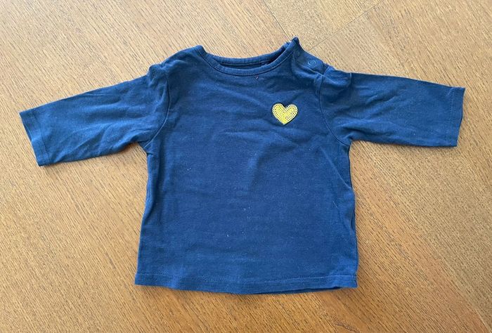 T-shirt à manches longues bébé fille 3 mois