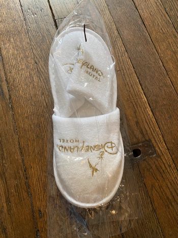 Chaussons neufs Disneyland Paris  Ils viennent de l’hôtel  Taille unique enfant)