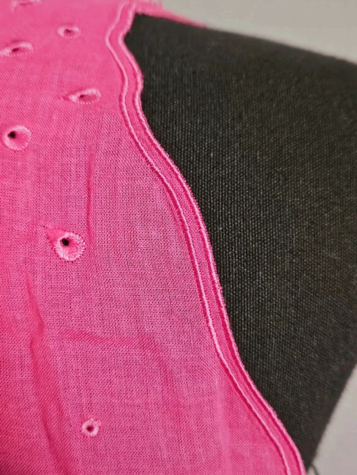 NEUF Top sans manche Chattawak fuschia taille 36 - photo numéro 8
