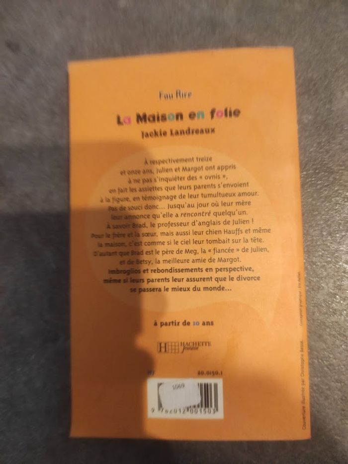La maison en folie Jackie Landreaux Hachette Jeunese 2000 - photo numéro 3