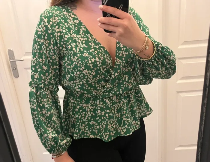 Blouse verte