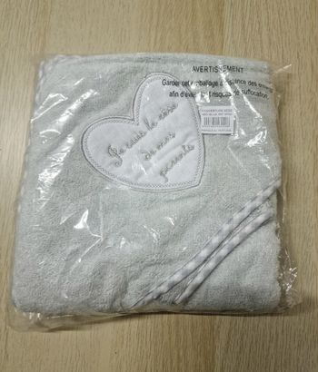 Sortie de bain bébé cape de bain serviette bebe