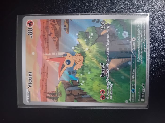 Lot de 3 belle carte pokemon victini 2 AR et une pokebal - photo numéro 2