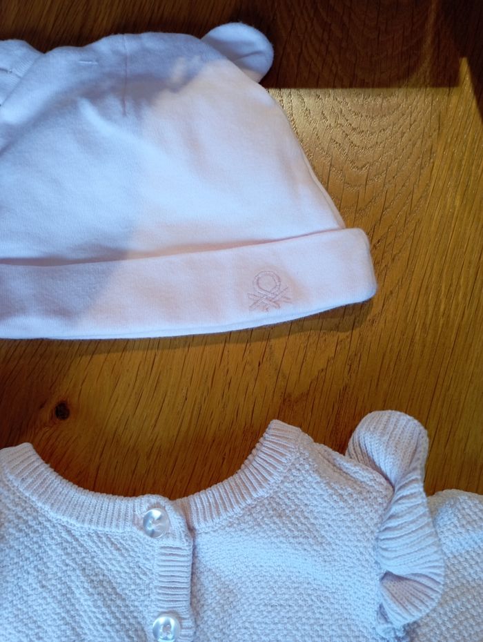 Gilet Orchestra et bonnet taille 3 mois en très bon état - photo numéro 2