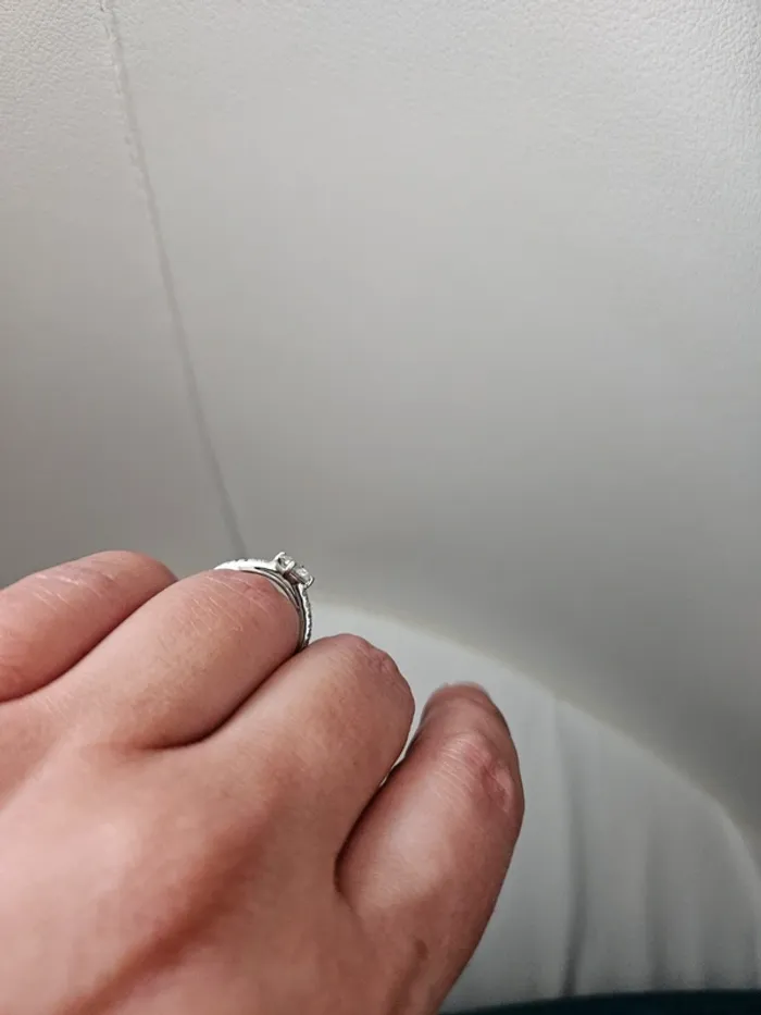 Bague argent oxyde de zirconium t52 - photo numéro 3