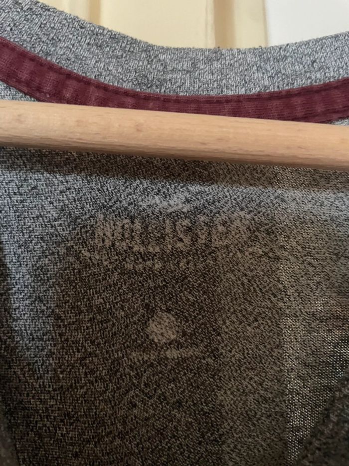 Tee Shirt gris Hollister Taille S - photo numéro 2