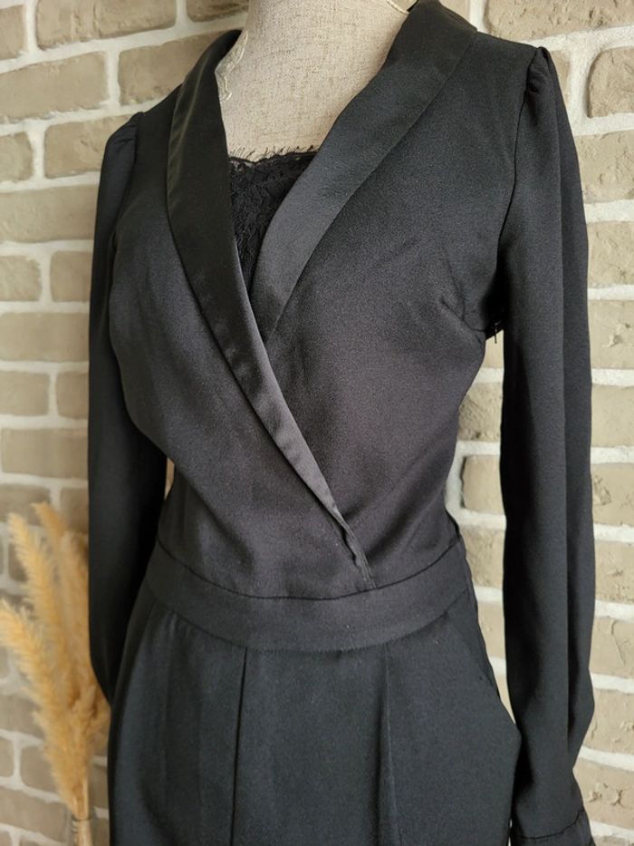 Élégante combinaison noire avec dentelle Naf Naf - photo numéro 8