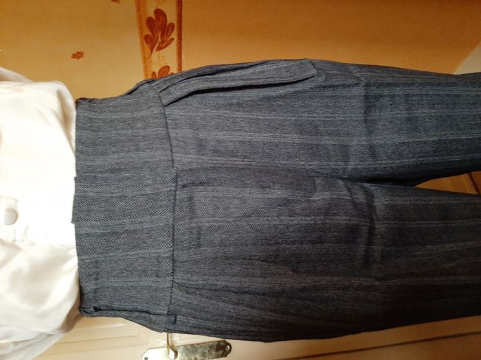 Morgan - Pantalon large gris foncé T38 - photo numéro 3