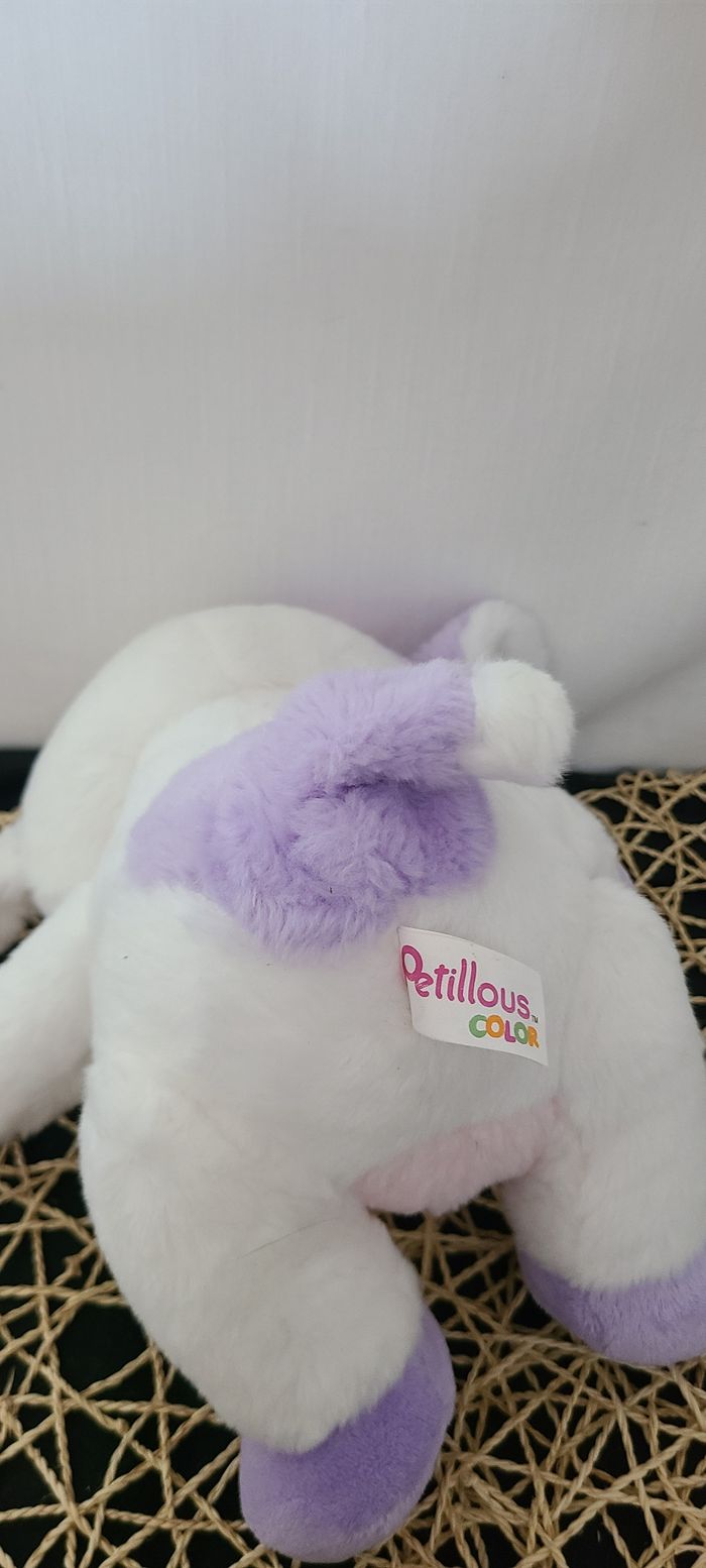 Gipsy - Peluche vache mauve petillous color - photo numéro 5