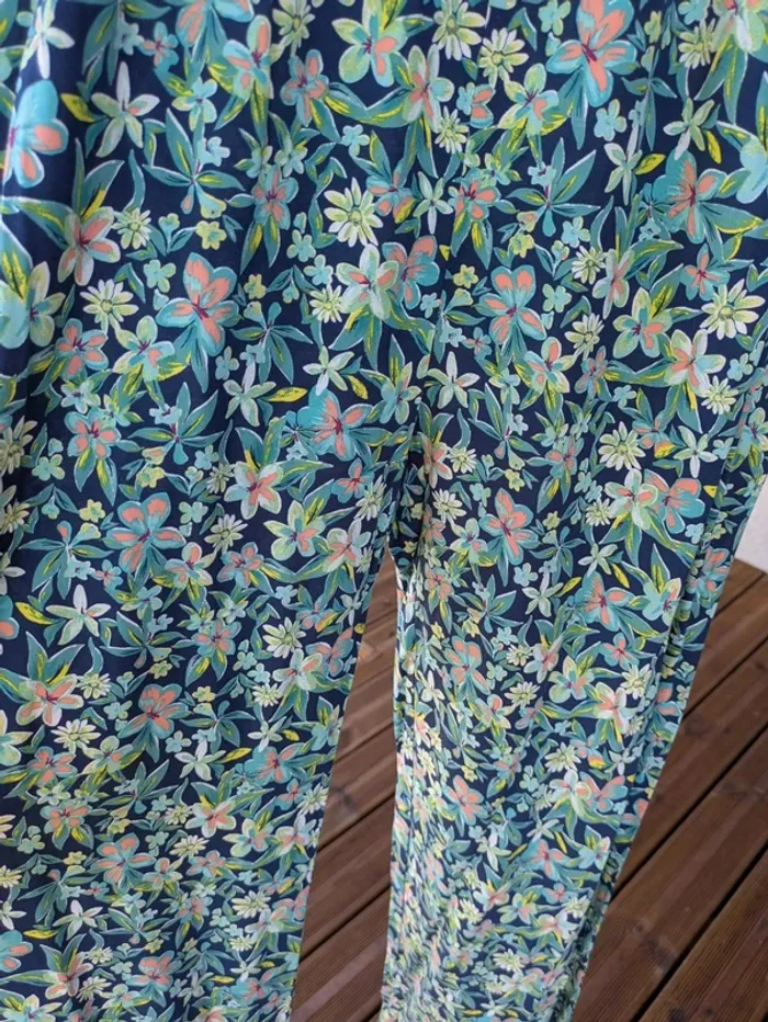 Combinaison pantalon fleurs 38 - photo numéro 7