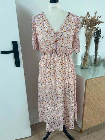 Robe longue fleurie taille L