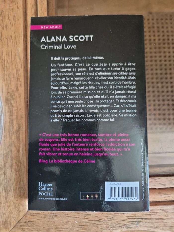 livre criminal love de Alana Scott - photo numéro 4