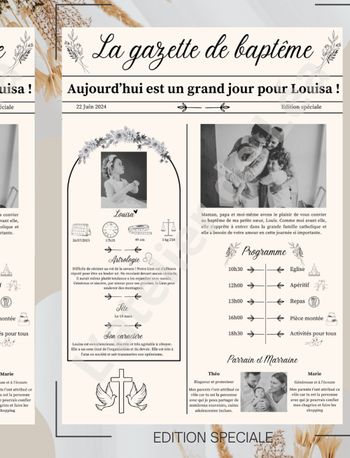 Gazette du baptisé