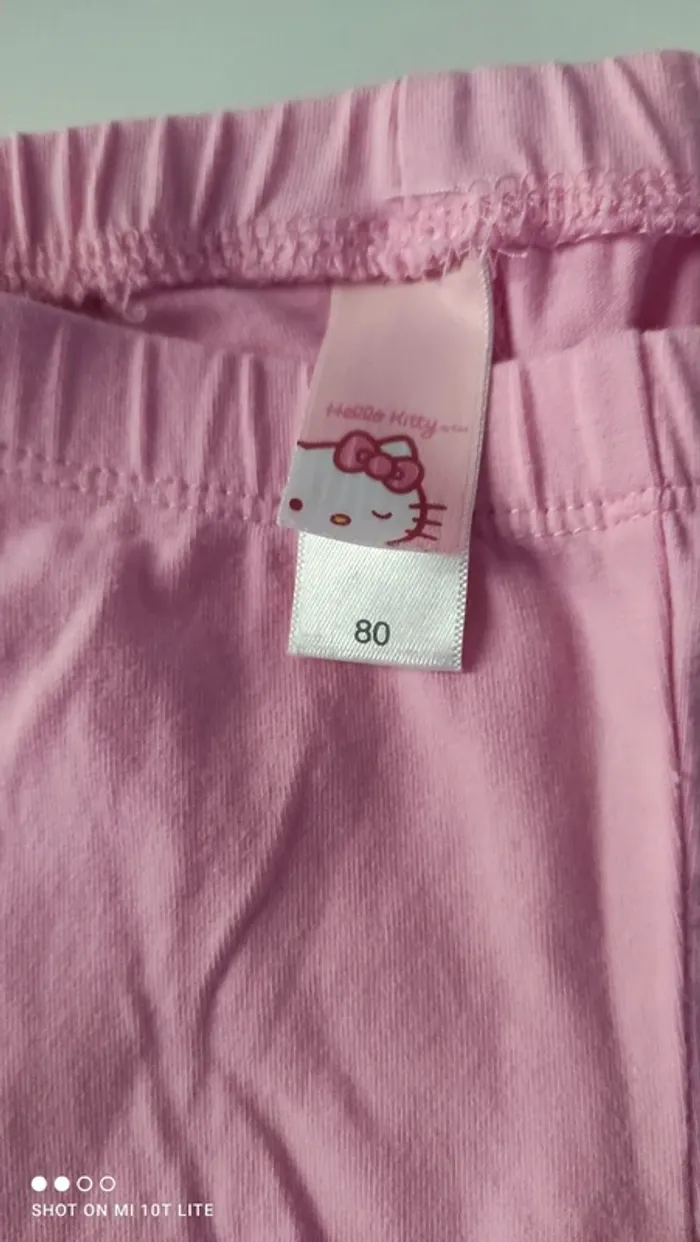 Ensemble robe et legging gris et rose hello Kitty - photo numéro 5
