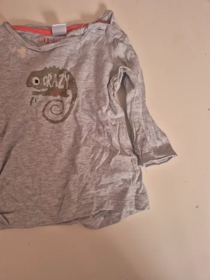 T-shirt à manches longues 12 mois - photo numéro 5