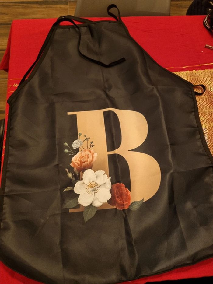 Tablier de cuisine lettre B