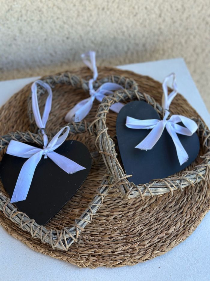 Lot de 3 cœurs ♥️ décoratifs à suspendre - photo numéro 5